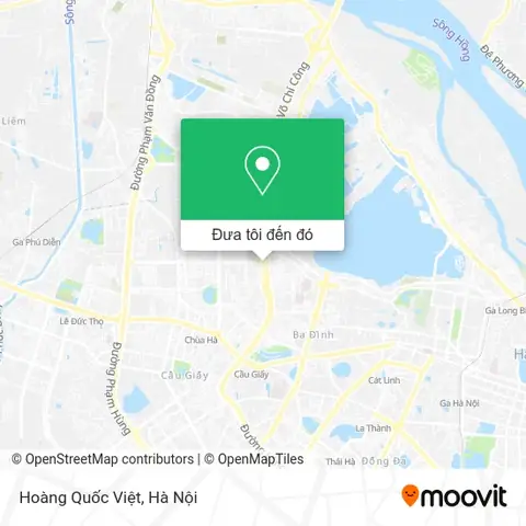 Làm Sao Để Đến Hoàng Quốc Việt Ở Quận Cầu Giấy Bằng Xe Buýt ...