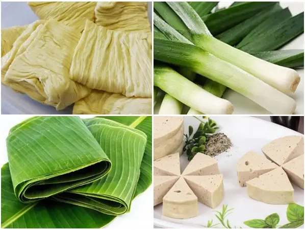 Nguyên Liệu Làm Chả Lụa Chay Nguyên Liệu Làm Chả Lụa Chay