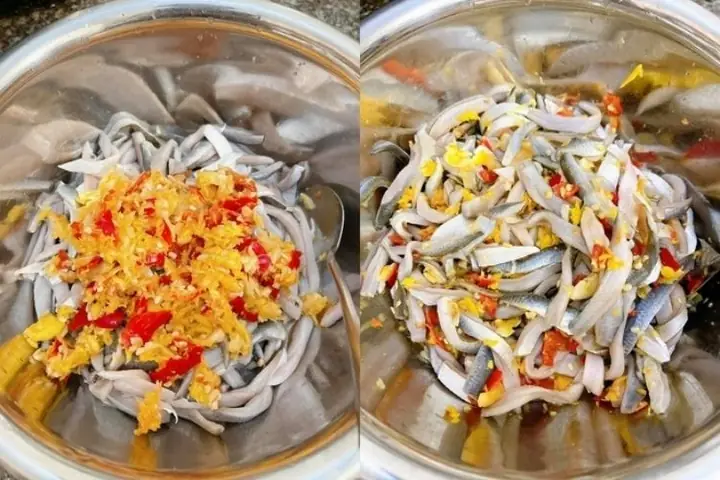 Tái Chín Cá Trích Bằng Các Loại Gia Vị Tái Chín Cá Trích Bằng Các Loại Gia Vị