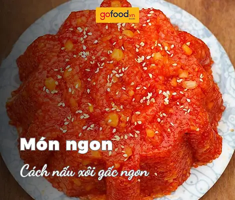 Cách Nấu Xôi Gấc Ngon, Dẻo, Đỏ Đẹp Mắt