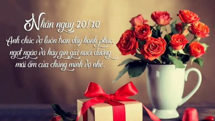 Lời Chúc 20/10 Cho Vợ, Người Yêungọt Ngào