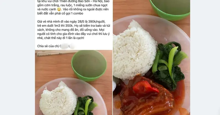 Suất Cơm Sườn 120.000 Đồng Ở Thiên Đường Bảo Sơn: Nhà Hàng ...