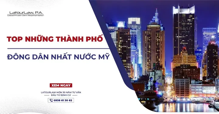 Top Những Thành Phố Đông Dân Nhất Nước Mỹ