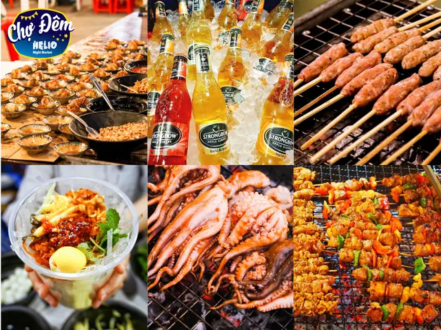 Chợ Đêm Helio Đà Nẵng- Địa Điểm Ăn Uống Đêm Không Thể Bỏ Qua