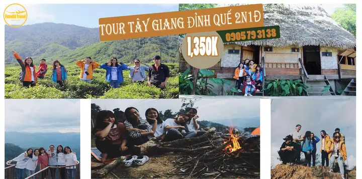 Tour Đỉnh Quế Tây Giang 2n1đ - Da Nang Tourism - Funago Travel
