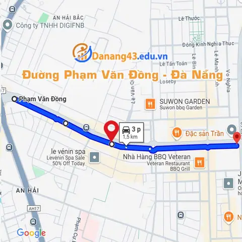 Đường Phạm Văn Đồng Đà Nẵng Có Gì? Đường Phạm Văn Đồng Đà Nẵng Có Gì?