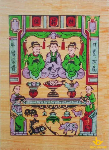 Hình Ảnh Ông Công Ông Táo - Brocanvas Hình Ảnh Ông Công Ông Táo - Brocanvas