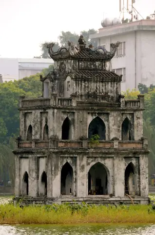 Hé Lộ Hình Ảnh Cận Cảnh Bên Trong Tháp Rùa Hồ Gươm Hé Lộ Hình Ảnh Cận Cảnh Bên Trong Tháp Rùa Hồ Gươm