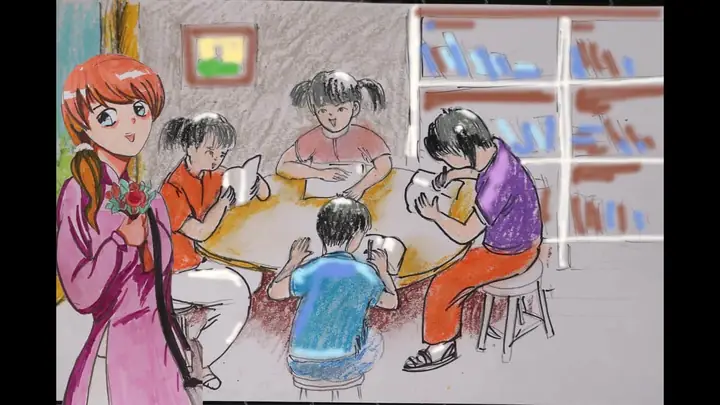 Tranh Vẽ Cô Giáo Và Học Sinh Mầm Non Đặc Sắc Tranh Vẽ Cô Giáo Và Học Sinh Mầm Non Đặc Sắc