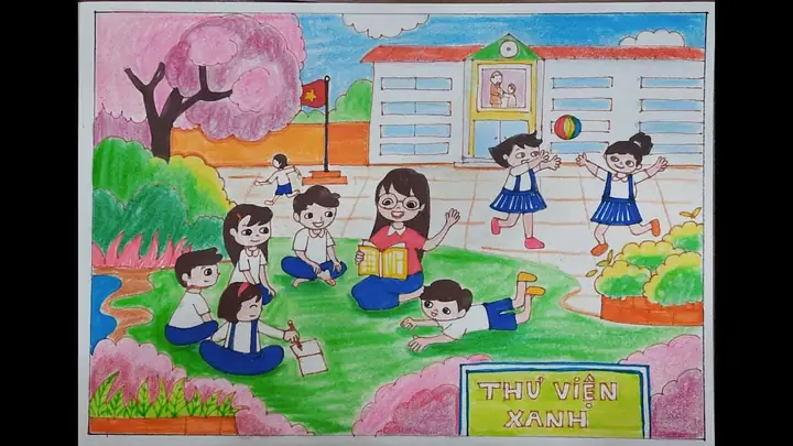 Tranh Vẽ Cô Giáo Và Học Sinh Mầm Non Đặc Sắc Tranh Vẽ Cô Giáo Và Học Sinh Mầm Non Đặc Sắc