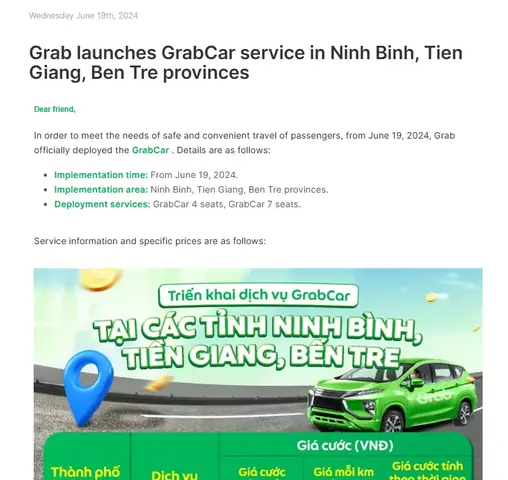 Is There A Grab In Ninh Binh In 2025?
