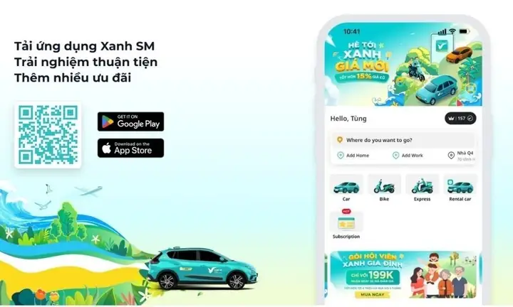 Xe Điện Xanh Sm