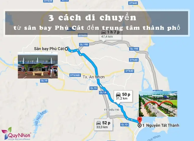 Phương Tiện Di Chuyển Từ Sân Bay Phù Cát Đến Trung ...