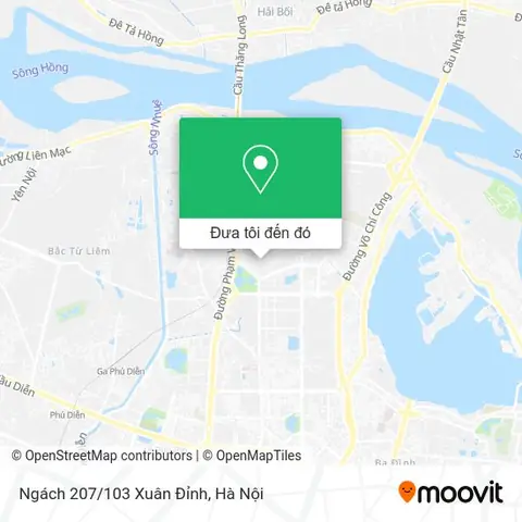 Hình Ảnh Cho Bản Đồ Lộ Trình Xe Bus 103 Hà Nội: