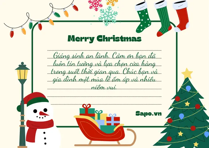 Lời Chúc Giáng Sinh Khách Hàng Trang Trọng