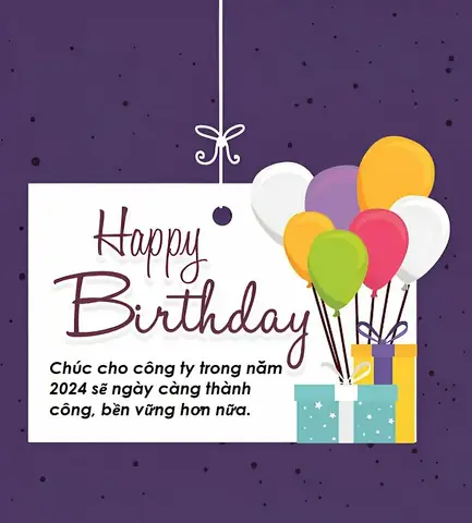 Lời Chúc Mừng Sinh Nhật Công Ty Đến Từ Các Nhân Viên