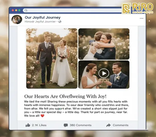 Lời Mời Báo Hỷ Trên Facebook