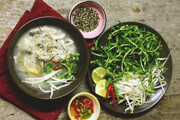 Cháo Cá Lóc Rau Đắng – Tiền Giang Cháo Cá Lóc Rau Đắng – Tiền Giang