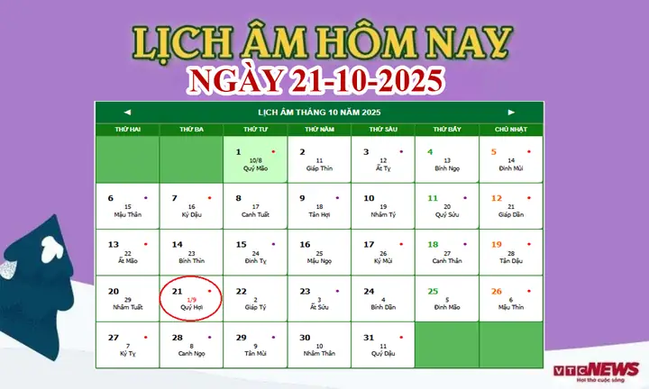 Lịch Âm 21/10 - Âm Lịch Hôm Nay 21/10 Chính Xác Nhất - Lịch Vạn ...