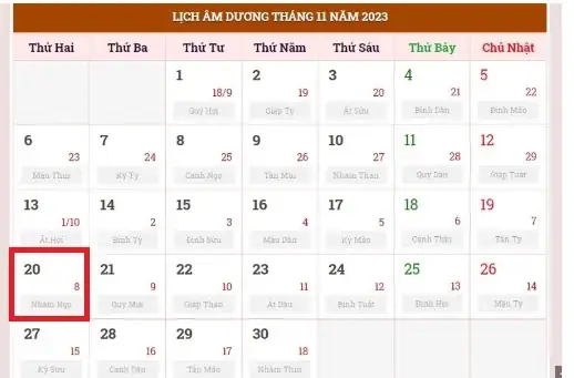 Năm 2023 Ngày Nhà Giáo Việt Nam 20/11 Là Thứ Mấy Trong Tuần?