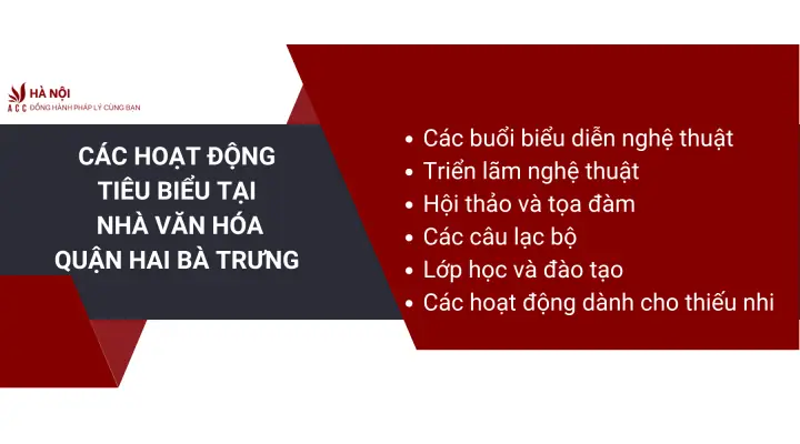 Các Hoạt Động Dành Cho Thiếu Nhi