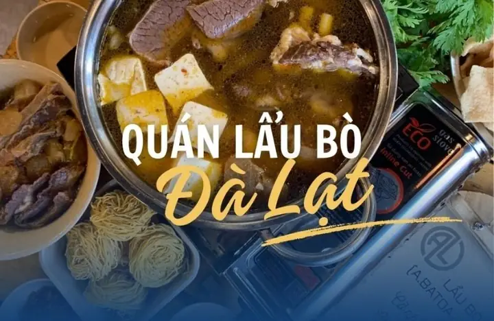Lẩu Bò Ba Toa – Lẩu Bò Quán Gỗ Đà Lạt