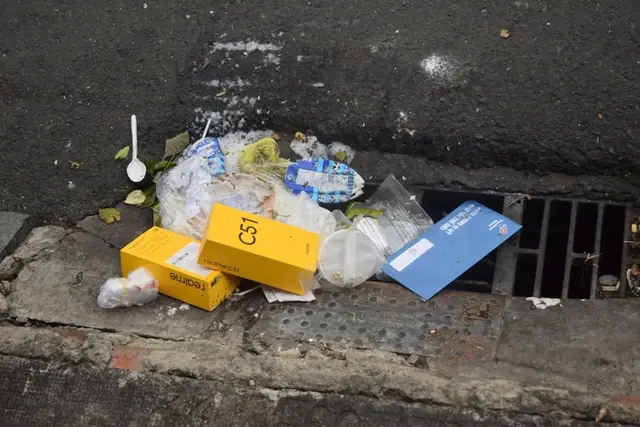 Large Drains Become Trash Traps During Rainy Season In Ho Chi Minh City- Ảnh 1.