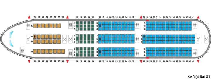 Số Ghế Trên Máy Bay Vietnam Airline: Sơ Đồ Chi Tiết Từ Xe Nội Bài 81 Số Ghế Trên Máy Bay Vietnam Airline: Sơ Đồ Chi Tiết Từ Xe Nội Bài 81