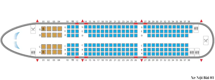 Số Ghế Trên Máy Bay Vietnam Airline: Sơ Đồ Chi Tiết Từ Xe Nội Bài 81 Số Ghế Trên Máy Bay Vietnam Airline: Sơ Đồ Chi Tiết Từ Xe Nội Bài 81