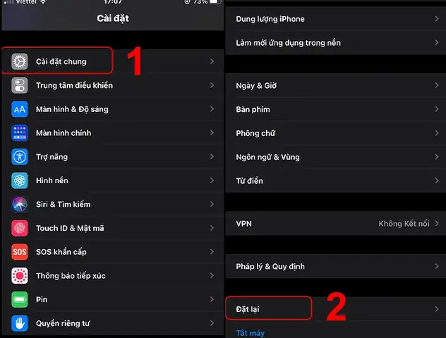 Đặt Lại Cài Đặt Mạng