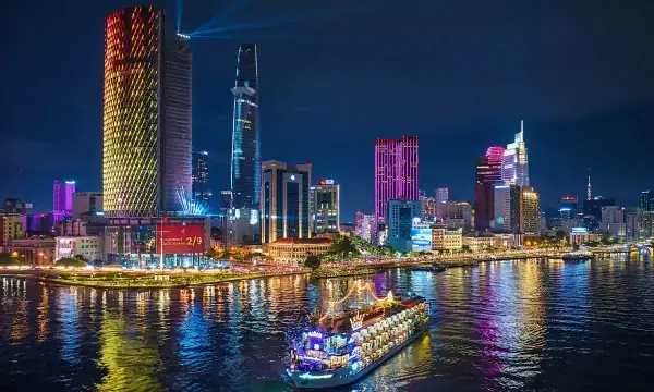 Khung Cảnh Chung Của Thành Phố Về Đêm Khung Cảnh Chung Của Thành Phố Về Đêm