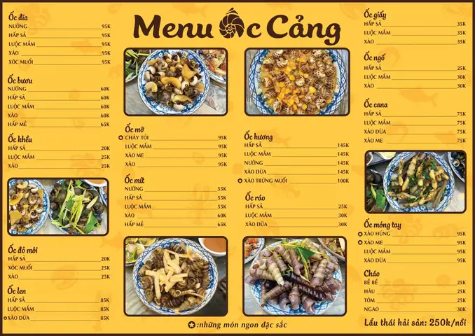Xác Định Kiểu Dáng Menu