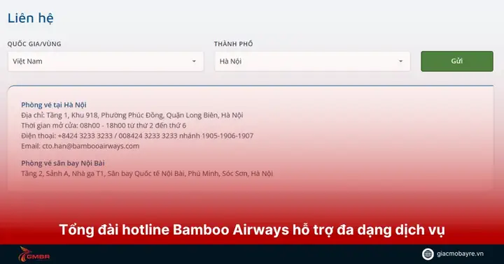 Hotline Tổng Đài Bamboo Airways Là Số Nào?