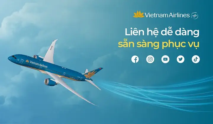 Vietnam Airlines Luôn Sẵn Sàng Phục Vụ Khách Hàng