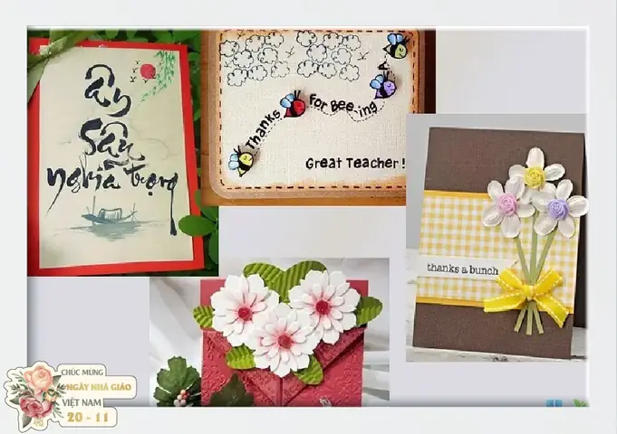 Cách Trang Trí Bên Trong Thiệp 20/11 Như Thế Nào?