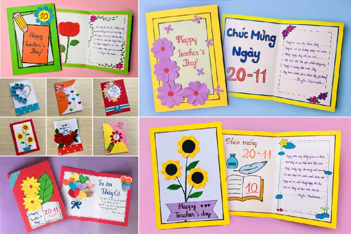 Cách Trang Trí Bên Trong Thiệp 20/11 Như Thế Nào?