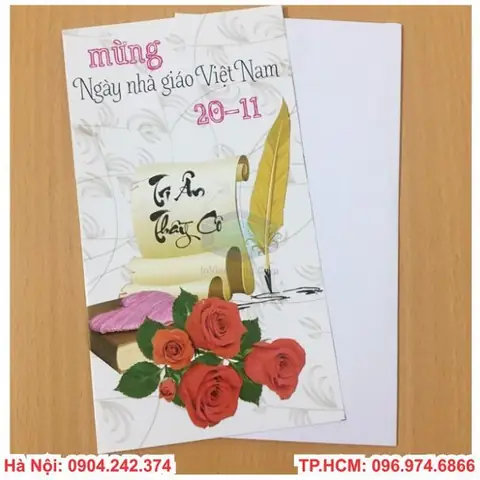 Cách Trang Trí Bên Trong Thiệp 20/11 Như Thế Nào?
