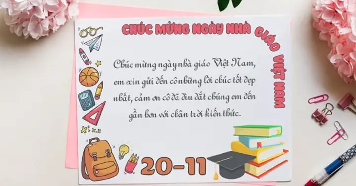 Cách Trang Trí Bên Trong Thiệp 20/11 Như Thế Nào?