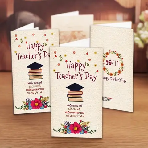 Cách Trang Trí Bên Trong Thiệp 20/11 Như Thế Nào?