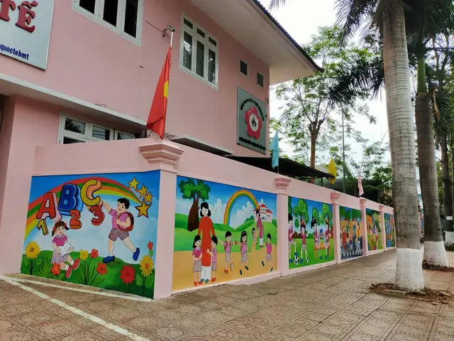 +143 Mẫu Vẽ Tranh Tường Mầm Non Đẹp Nghộ Nghĩnh, Đơn Giản