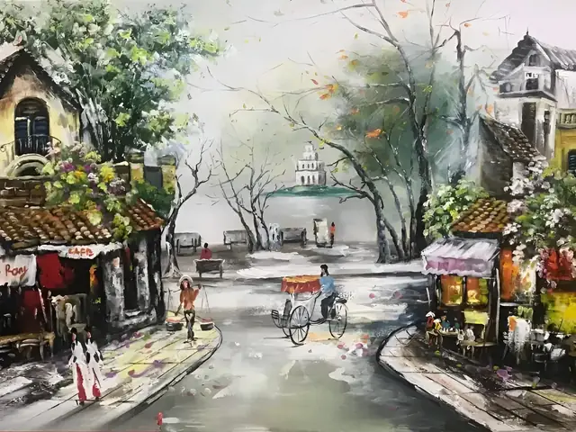 30+ Mẫu Tranh Danh Lam Thắng Cảnh Việt Nam Đẹp Nhất 2025