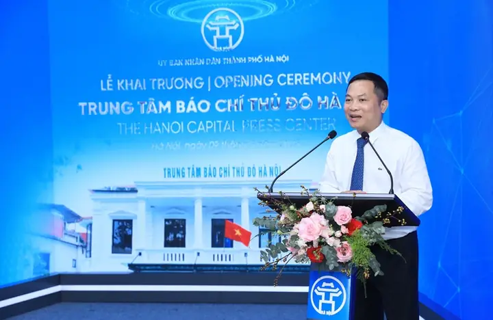 Hnp - Chiều 9/5, Tại Cơ Sở 2 Của Trung Tâm Truyền Thông, Dữ Liệu Và Công Nghệ Số Thành Phố (số 17 Điện Biên Phủ, Quận Ba Đình), Ubnd Thành Phố Hà Nội Tổ Chức Lễ Khai Trương Trung Tâm Báo Chí Thủ Đô Hà Nội.