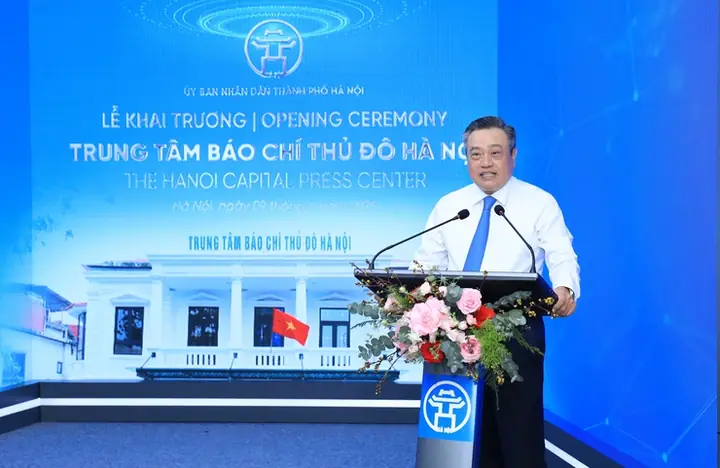 Hnp - Chiều 9/5, Tại Cơ Sở 2 Của Trung Tâm Truyền Thông, Dữ Liệu Và Công Nghệ Số Thành Phố (số 17 Điện Biên Phủ, Quận Ba Đình), Ubnd Thành Phố Hà Nội Tổ Chức Lễ Khai Trương Trung Tâm Báo Chí Thủ Đô Hà Nội.