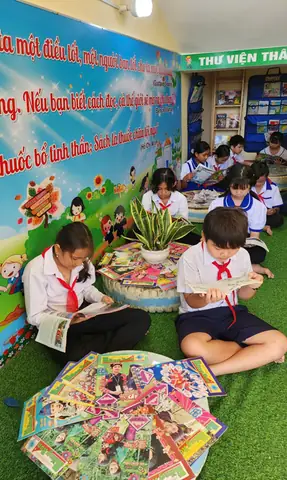 Đài Phát Thanh Truyền Hình Kiên Giang Trực Tiếp Ghi Hình Không Gian Văn Hóa Hồ Chí Minh Của Trường Tiểu Học Vĩnh Bình Bắc 3.