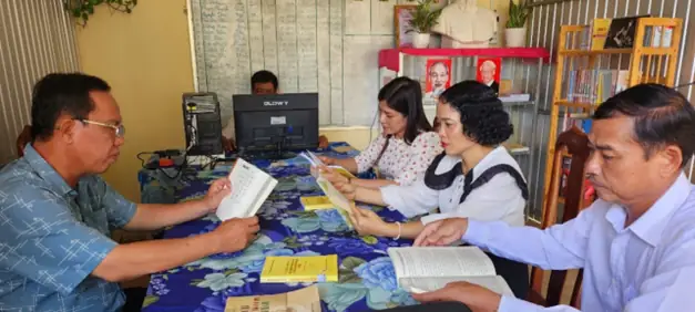 Đài Phát Thanh Truyền Hình Kiên Giang Trực Tiếp Ghi Hình Không Gian Văn Hóa Hồ Chí Minh Của Trường Tiểu Học Vĩnh Bình Bắc 3.