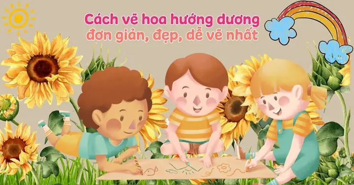 Cách Vẽ Hoa Hướng Dương Đơn Giản, Đẹp Và Dễ Vẽ Nhất Ai Cũng Vẽ ...