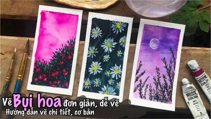 Cách Vẽ Tranh Phong Cảnh Bằng Màu Nước Đơn Giản?