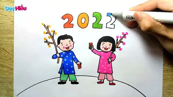 Cách Vẽ Tranh Vẽ Ngày Tết Đơn Giản 2024?