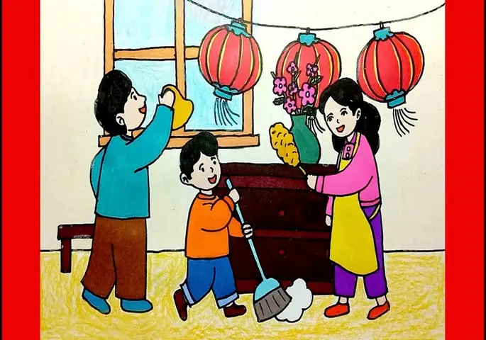 Cách Vẽ Tranh Vẽ Ngày Tết Đơn Giản 2024?