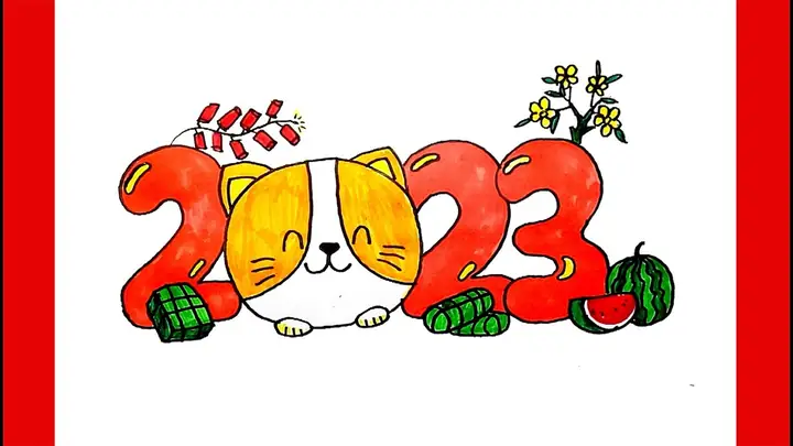 Cách Vẽ Tranh Vẽ Ngày Tết Đơn Giản 2024?